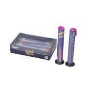 Gold-Fontänen mit Farbsternen