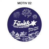 Sticker / Aufkleber 9,5 cm Funke - Motiv 2