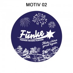 Sticker / Aufkleber 9,5 cm Funke - Motiv 2